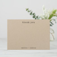 Mariage personnalisé minimaliste Retro Typewriter 