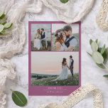Carte De Remerciements Mariage photo minimaliste 4<br><div class="desc">Un carte de remerciements moderne Les photographies sont à des fins d'illustration et peuvent être changées en votre propre nom.</div>