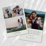 Carte De Remerciements Mariage photo minimaliste 4<br><div class="desc">Une carte de remerciements moderne</div>