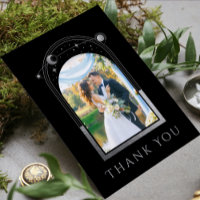 Mariage photo mystique Black Silver Sun Moon Star