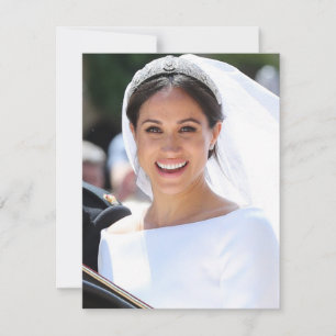 Carte De Remerciements Mariage royal de Meghan Markle