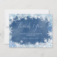 Mariage sous la neige bleue et blanche Flocon de n