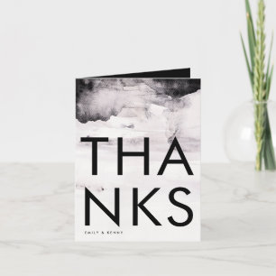 Carte De Remerciements Mariage ultra moderne neutre pour les femmes