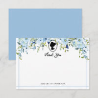 Mariage Vintage Bleu Floral de l'Ère Régence
