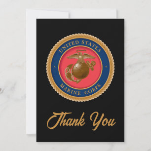 Carte De Remerciements Marine Corps Seal