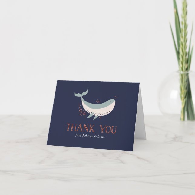 Carte De Remerciements Marine Life Thank You Card (Devant)