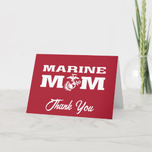 Carte De Remerciements Marine Maman