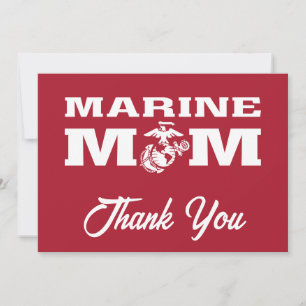 Carte De Remerciements Marine Maman