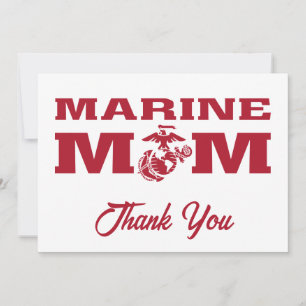 Carte De Remerciements Marine Maman