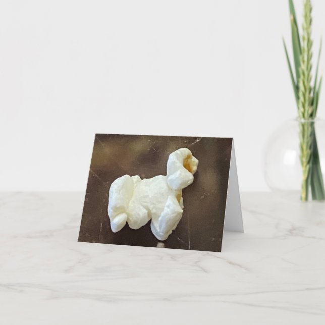 Carte De Remerciements Marley The Popcorn 🍿 Sheep 🐑 (Devant)