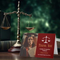 Maroon Gold Law School Graduation Photo