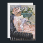Carte De Remerciements Mary Cassatt - La Coupe du Thé<br><div class="desc">La Coupe du Thé - Mary Stevenson Cassatt,  Huile sur toile,  1880-1881</div>