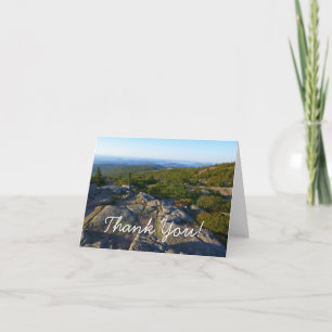 Carte De Remerciements Matin au sommet du mont Cadillac à Acadia