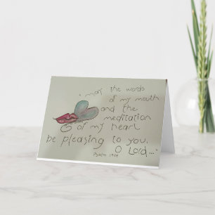 Carte De Remerciements Médiations de mon coeur