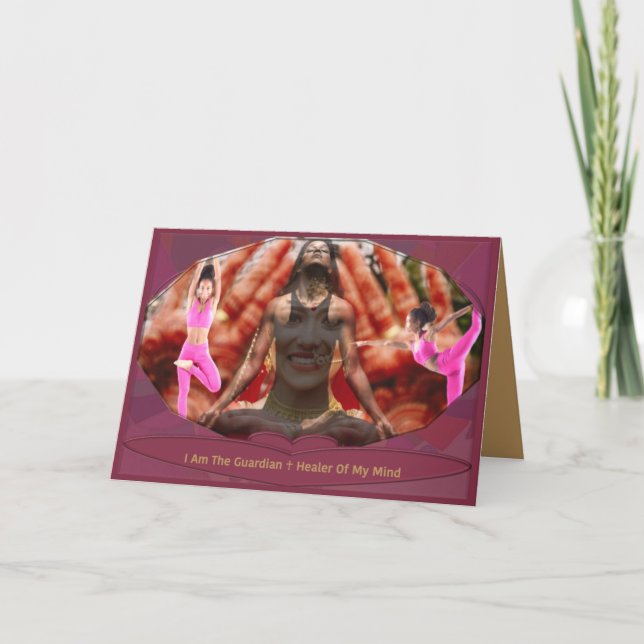 Carte De Remerciements Méditations mentales magnifiques (Devant)