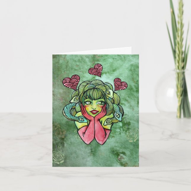 Carte De Remerciements Medusa                                             (Devant)