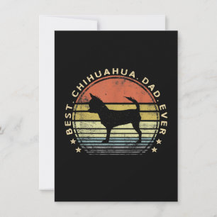 Carte De Remerciements Meilleur Chihuahua Papa Jamais Chi Chien Dons Amou