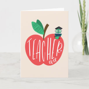 Carte De Remerciements Meilleur Enseignant Jamais, Professeur Appréciatio