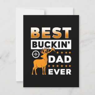 Carte De Remerciements Meilleur papa Buckin jamais