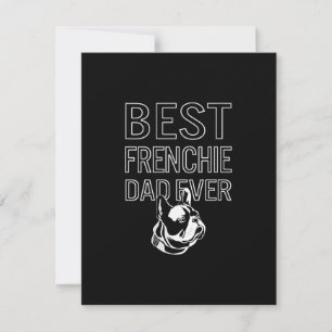 Carte De Remerciements Meilleur Papa Frenchie Ever Papa Cadeau Bouledogue