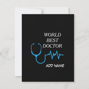 Carte De Remerciements Meilleurs docteurs jamais cadeaux personnalisés d'