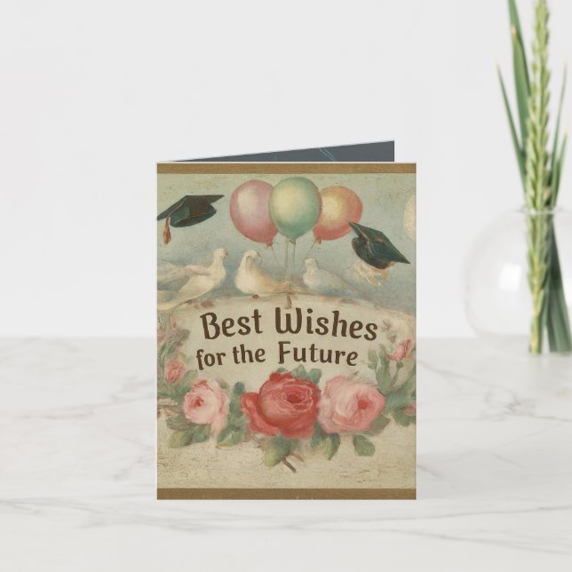 Carte De Remerciements Meilleurs voeux pour l'avenir (Devant)