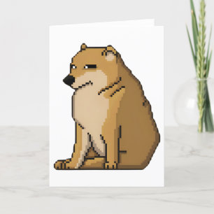 Carte De Remerciements Mème Doge Coin - Doge