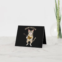 Meow guitar cute Cat playing Guitar Funny Kitties