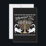 Carte De Remerciements Meowzel Tov Drôle Chanukah Hanoukka Douleur moche<br><div class="desc">Meowzel Tov Drôle Chanukah Hanoukka Douleur moche</div>