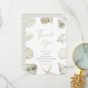 Carte De Remerciements Mer bientôt baby shower