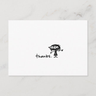 Carte De Remerciements merci.