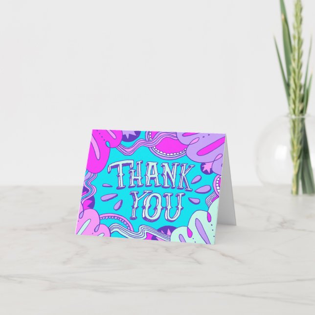 CARTE DE REMERCIEMENTS MERCI! (Devant)