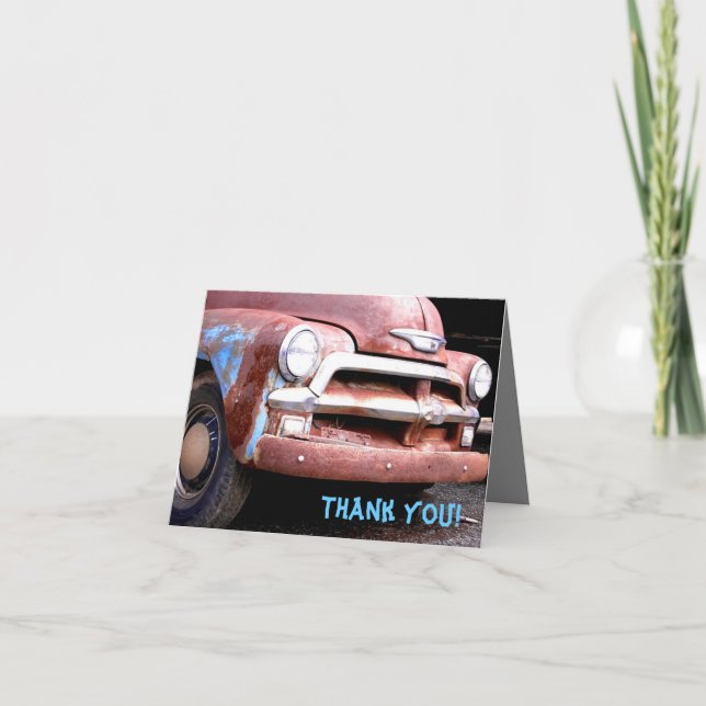 Carte De Remerciements Merci! (Devant)