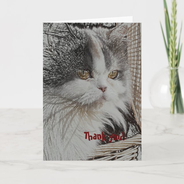 Carte De Remerciements Merci! (Devant)
