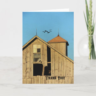 Carte De Remerciements Merci, Grange