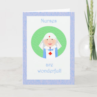 Carte De Remerciements Merci, Les infirmières sont merveilleux. infirmièr
