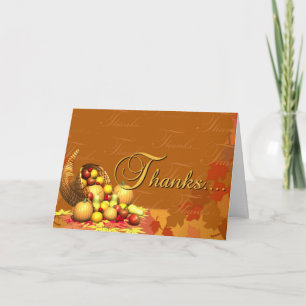 Carte De Remerciements Merci... pour rien !