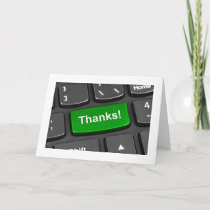 Carte De Remerciements ***MERCI*** VOUS AVEZ FAIT MA JOURNÉE clavier d'or