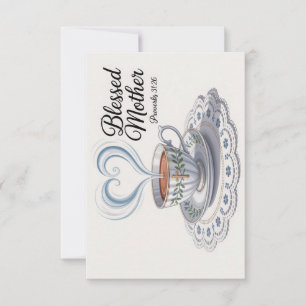 Carte De Remerciements Mère bénie Fête des Mères