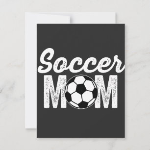 Carte De Remerciements mère de football