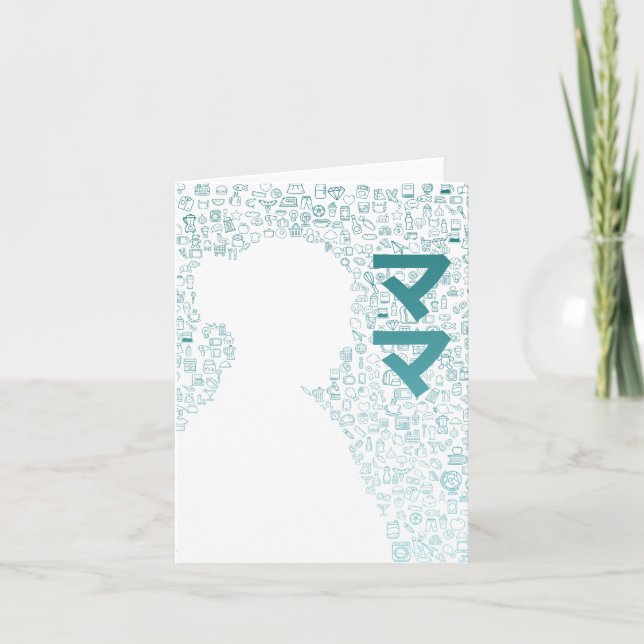 Carte De Remerciements Mère en caractères japonais (Katakana) (Devant)