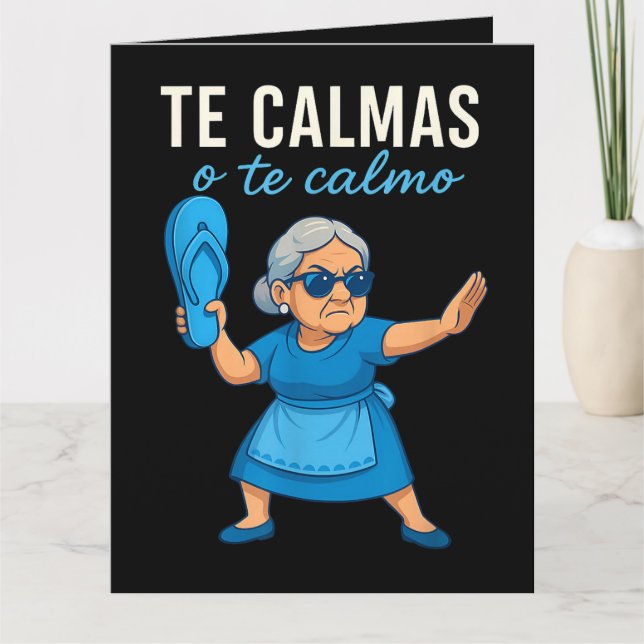 Carte De Remerciements Mère espagnole mexicaine drôle (Devant)