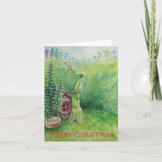 Carte De Remerciements Merry Christmas (Devant)