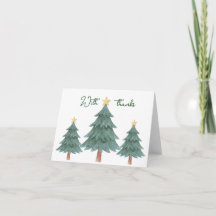 Merry Little Baby Shower Thank You Card