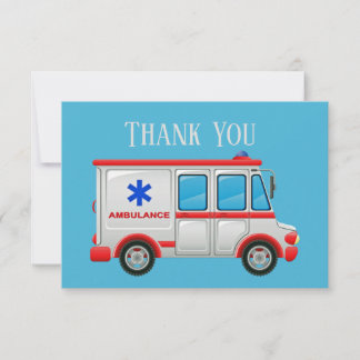 Carte De Remerciements Mignon EMT ajouter du texte