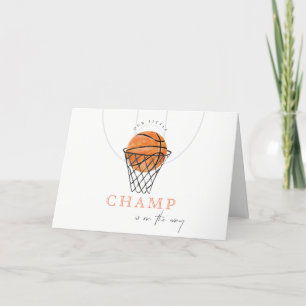Carte De Remerciements Mignon Rust Notre Petit Champion Baby Shower de Ba