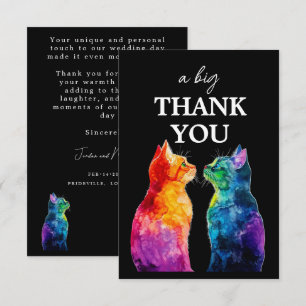 Carte De Remerciements Mignonne 🌈 Parfaitement Vôtre : Parfaitement