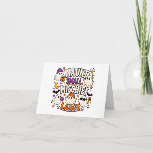 Carte De Remerciements Mignons fantômes d'Halloween Création de saison ef