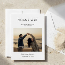 Minimalist Modern Photo Wedding