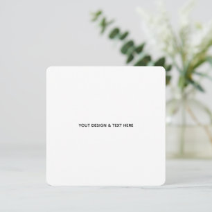 Carte De Remerciements Minimaliste Blanc Élégant pour Toutes les Occasion